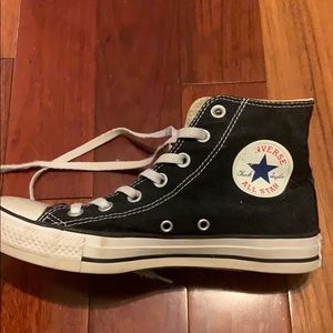 Black converse high tops